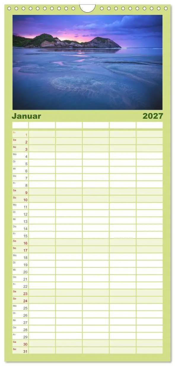 Bild: 9783594303030 | Familienplaner 2027 - Neuseeland - Traumreise ans Ende der Welt mit...