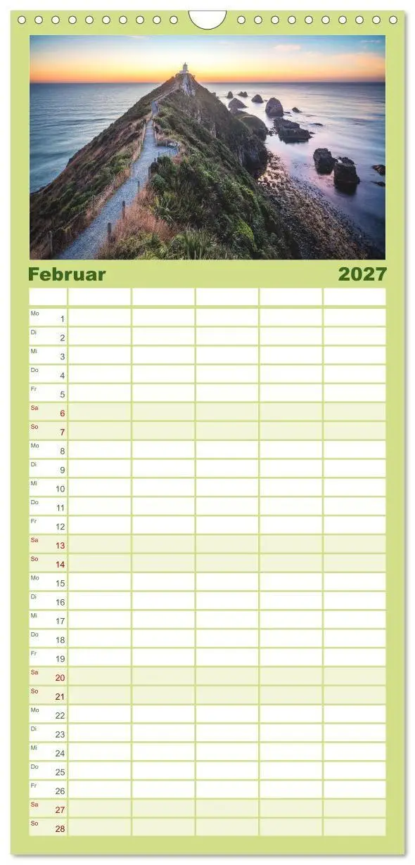 Bild: 9783594303030 | Familienplaner 2027 - Neuseeland - Traumreise ans Ende der Welt mit...