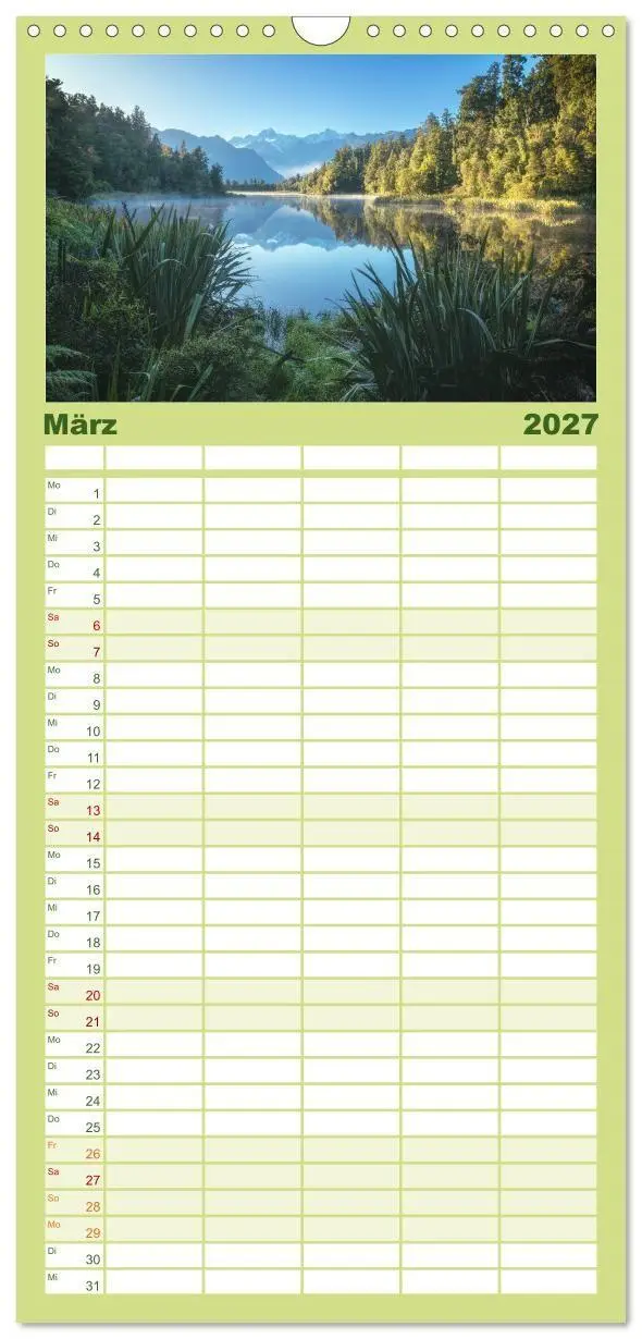 Bild: 9783594303030 | Familienplaner 2027 - Neuseeland - Traumreise ans Ende der Welt mit...