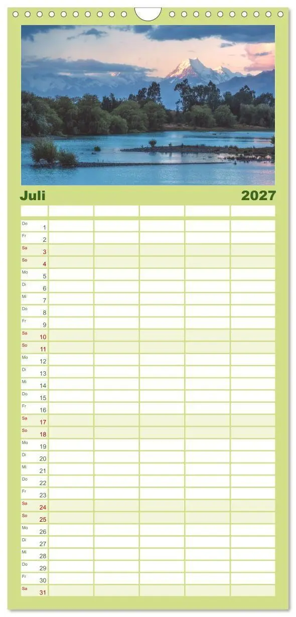 Bild: 9783594303030 | Familienplaner 2027 - Neuseeland - Traumreise ans Ende der Welt mit...