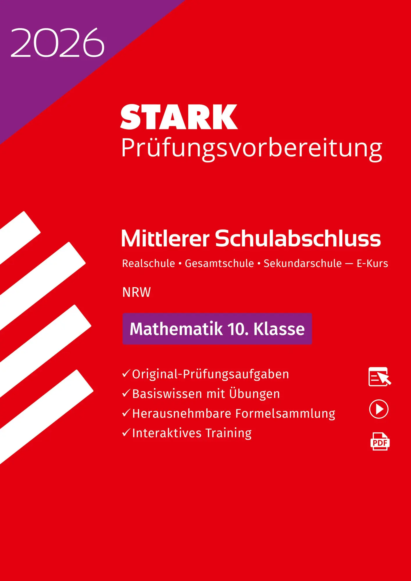 Cover: 9783849063030 | STARK Mathematik E-Kurs - Mittlerer Schulabschluss (MSA) 2026 NRW...