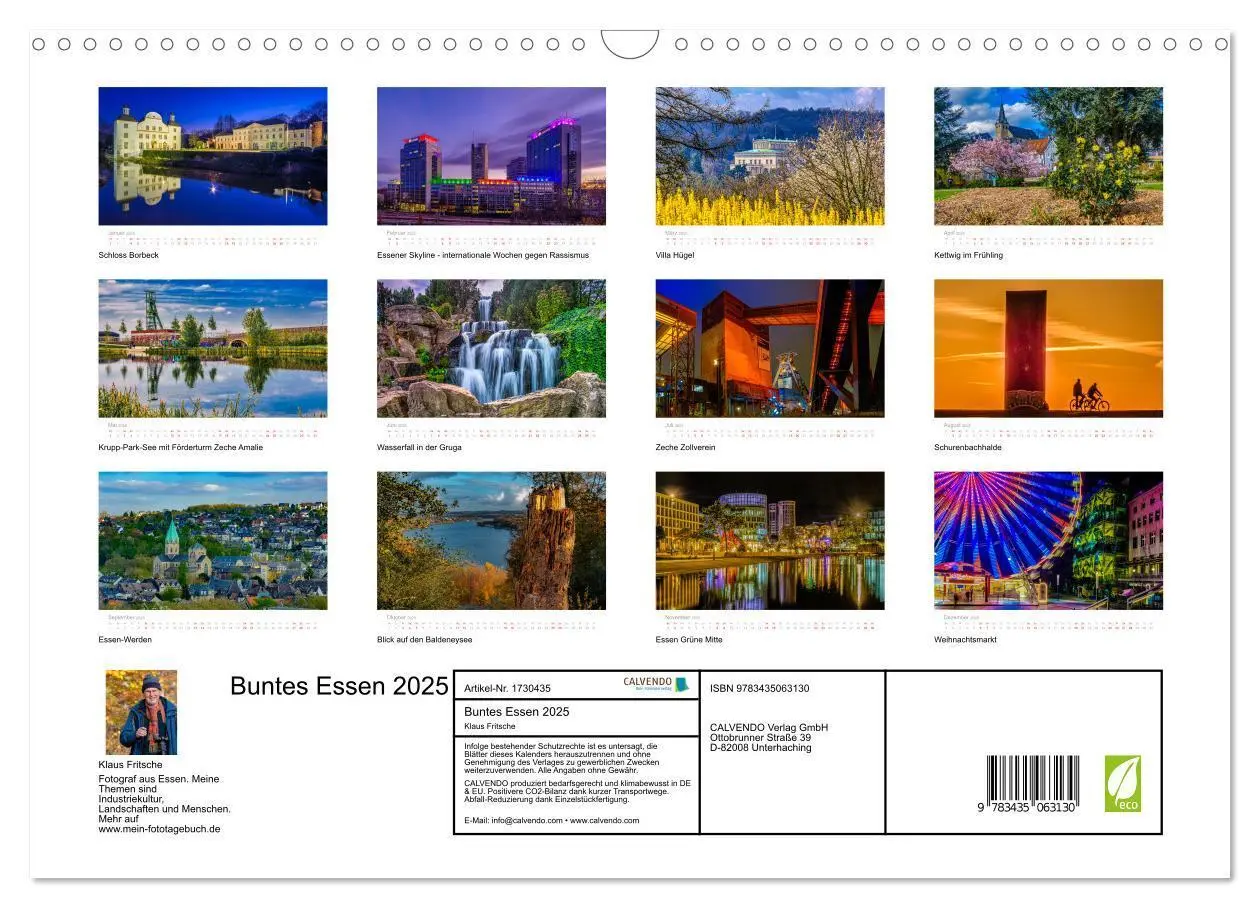 Bild: 9783435063130 | Buntes Essen 2025 (Wandkalender 2025 DIN A3 quer), CALVENDO...