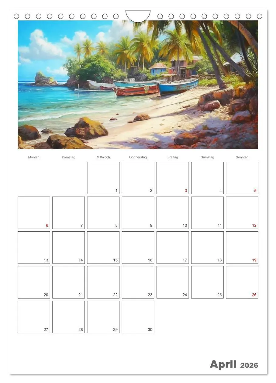 Bild: 9783516313130 | Die Karibik. Der Zauber tropischer Juwele (Wandkalender 2026 DIN A4...