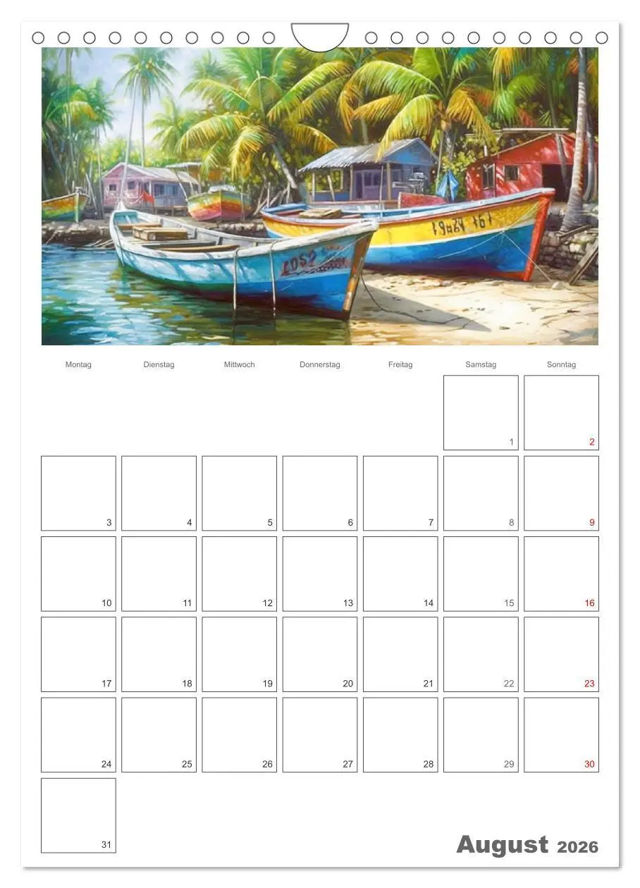 Bild: 9783516313130 | Die Karibik. Der Zauber tropischer Juwele (Wandkalender 2026 DIN A4...