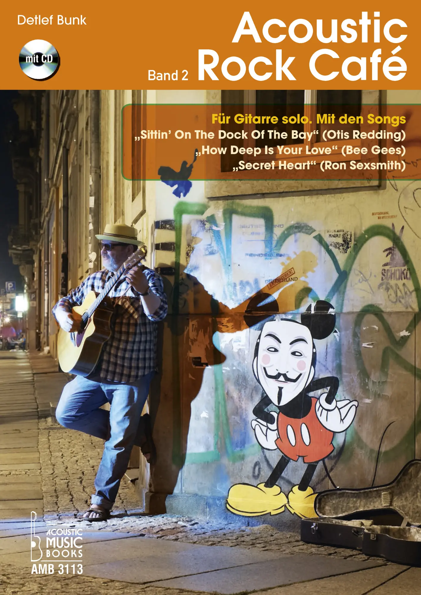 Cover: 9783869473130 | Acoustic Rock Café 2 | Für Gitarre solo, Noten, Mit CD | Detlef Bunk