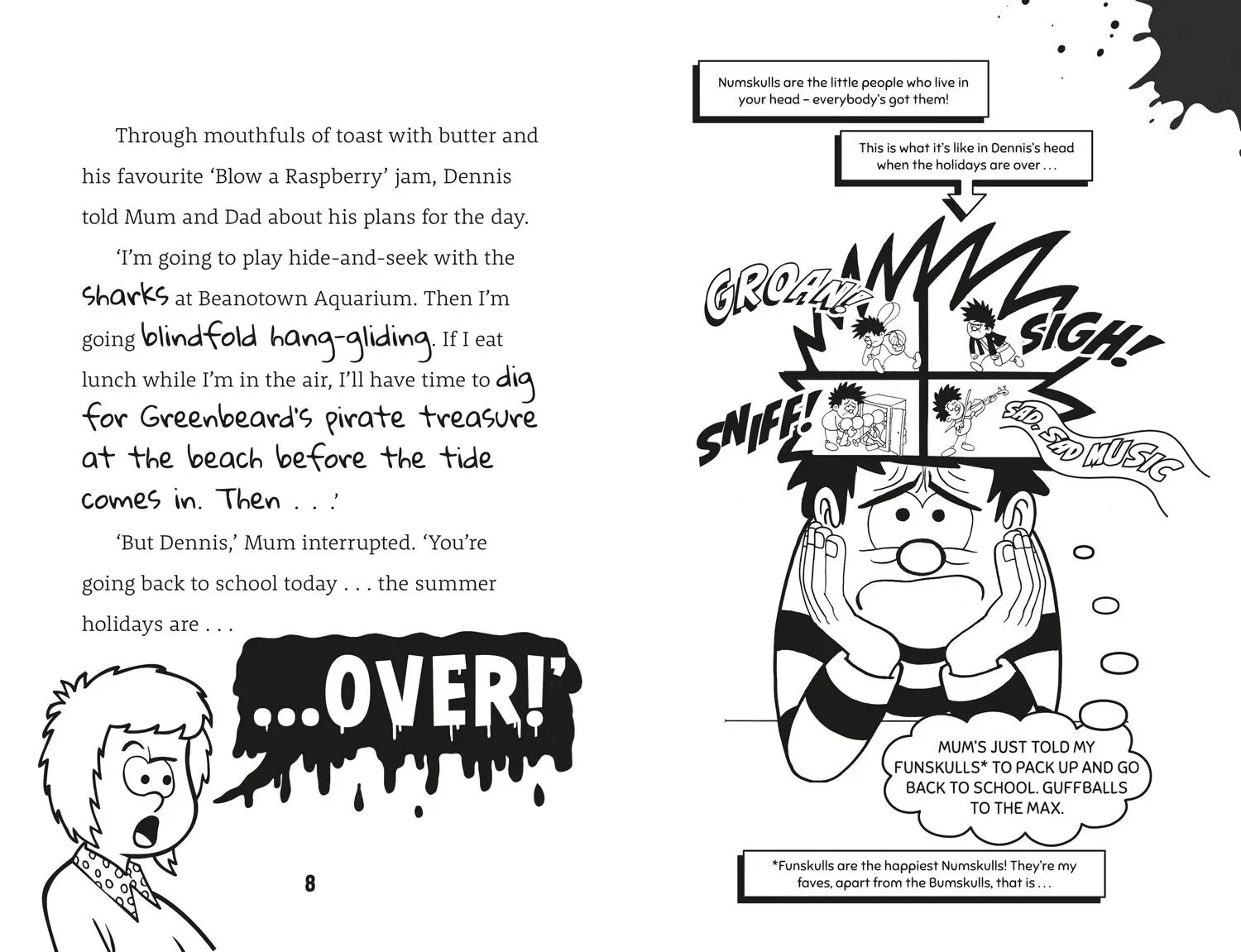 Bild: 9780755503230 | Beano Dennis &amp; Gnasher: Battle for Bash Street School | Beano (u. a.)