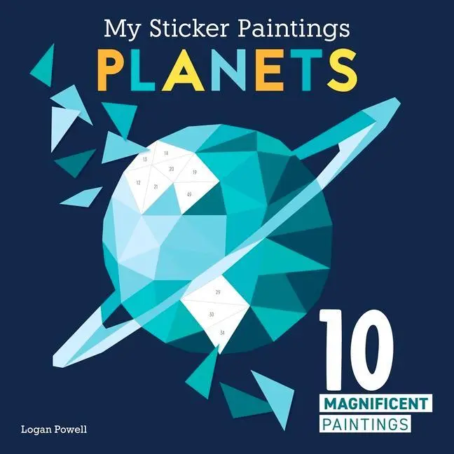 Cover: 9781641243230 | My Sticker Paintings: Planets | 10 Magnificent Paintings | Powell