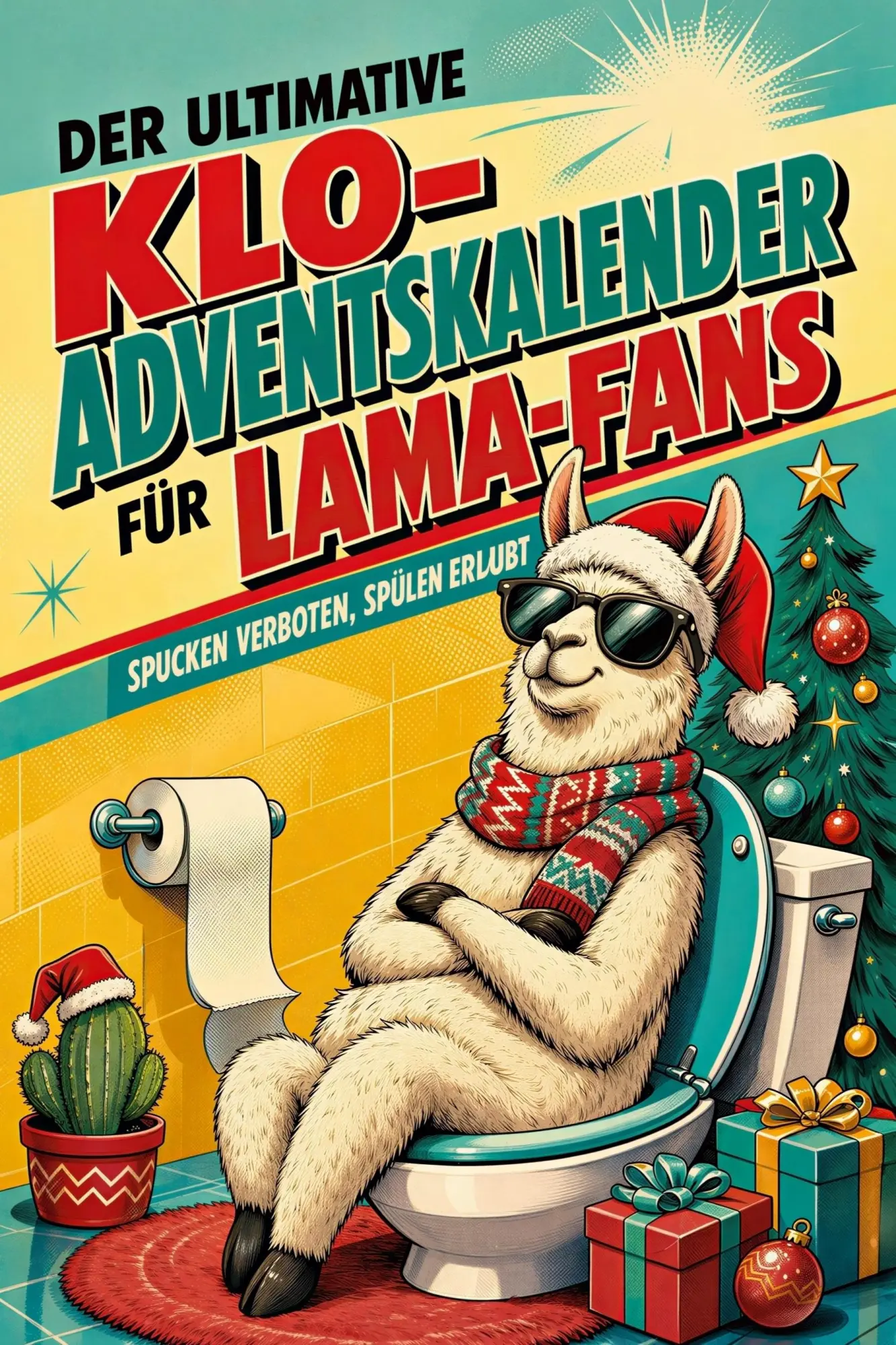 Cover: 9783696113230 | Der ultimative Klo-Adventskalender für Lama-Fans | Samuel Scholz
