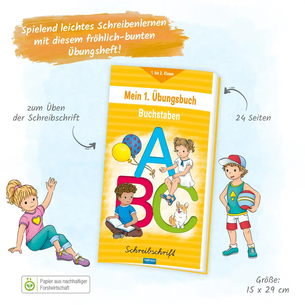 Bild: 9783988023230 | Trötsch Mein erstes Übungsbuch Buchstaben Schreibschrift | Verlag