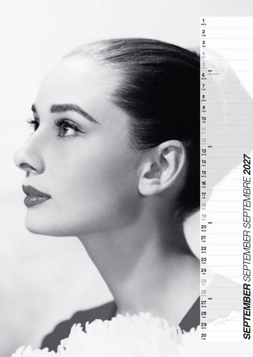 Bild: 9798893613230 | Audrey Hepburn Kalender 2027 - Glamour Film Stars | Audrey Hepburn