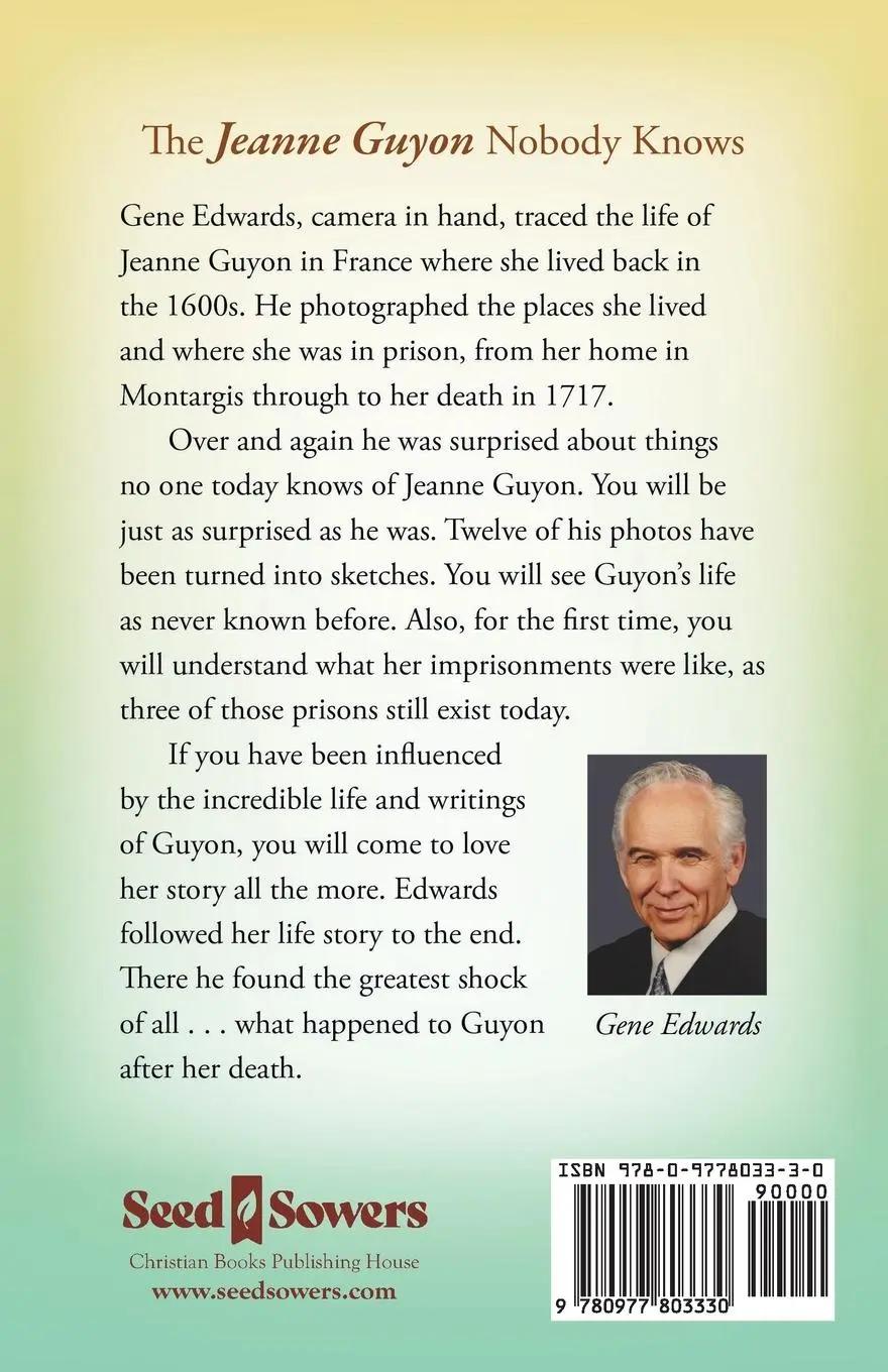 Rückseite: 9780977803330 | Jeanne Guyon Nobody Knows | Gene Edwards | Taschenbuch | Englisch