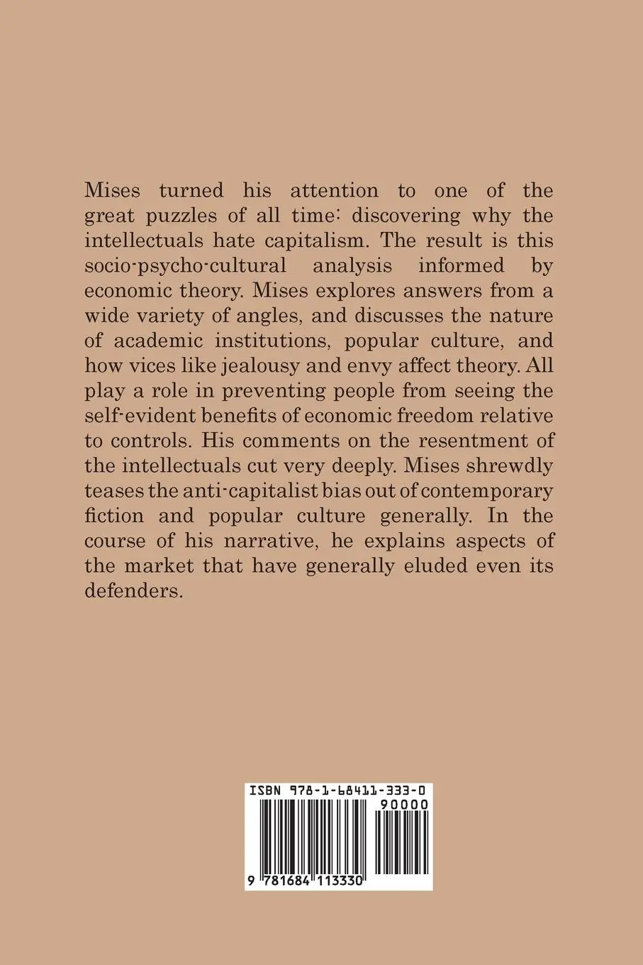 Rückseite: 9781684113330 | The Anti-Capitalistic Mentality | Ludwig Von Mises | Taschenbuch