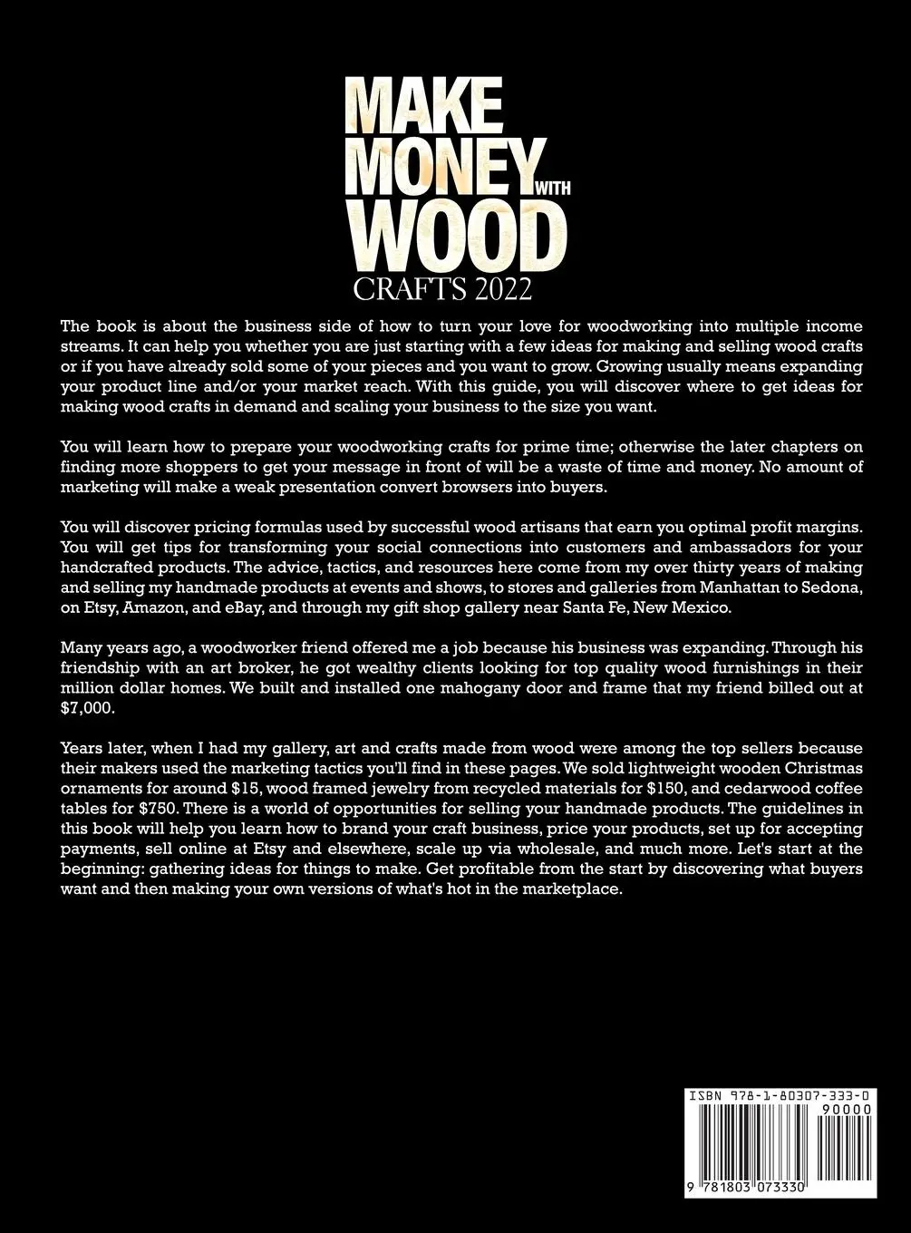 Rückseite: 9781803073330 | Make Money with Wood Crafts 2022 | The Book Shop | Buch | Englisch