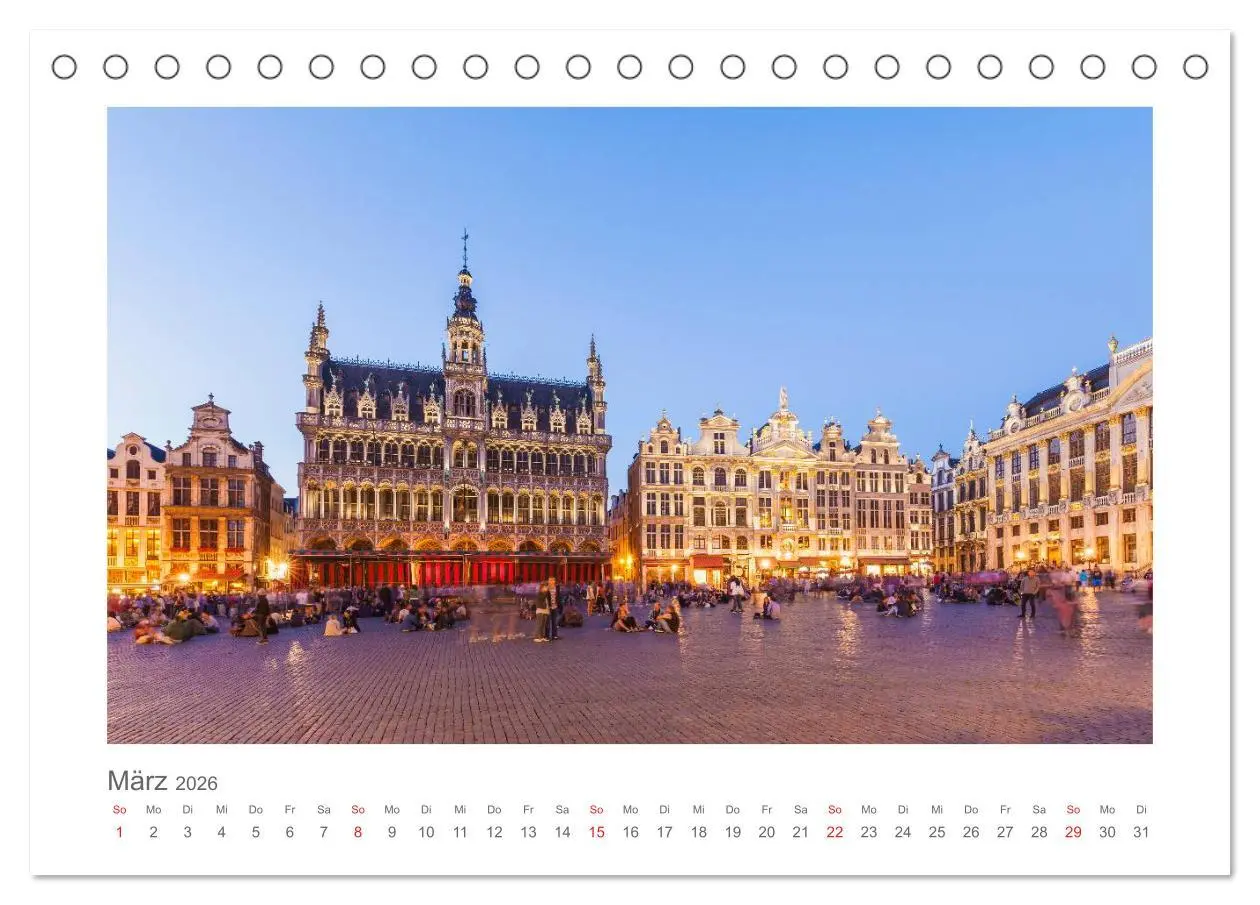 Bild: 9783457993330 | Brüssel und Flandern Impressionen (Tischkalender 2026 DIN A5 quer),...