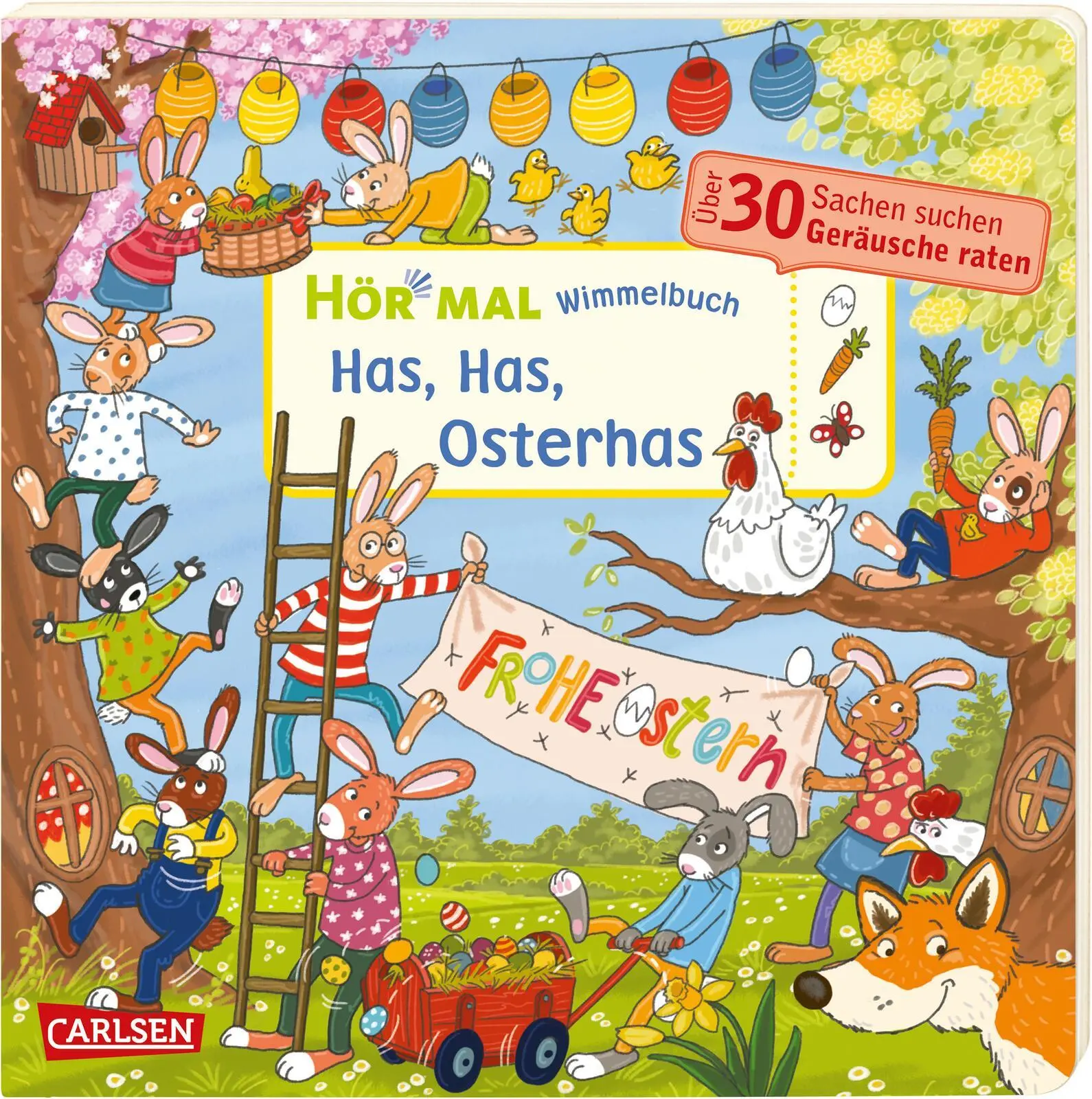 Cover: 9783551253330 | Hör mal (Soundbuch): Wimmelbuch: Has, Has, Osterhas | Jeremies | Buch