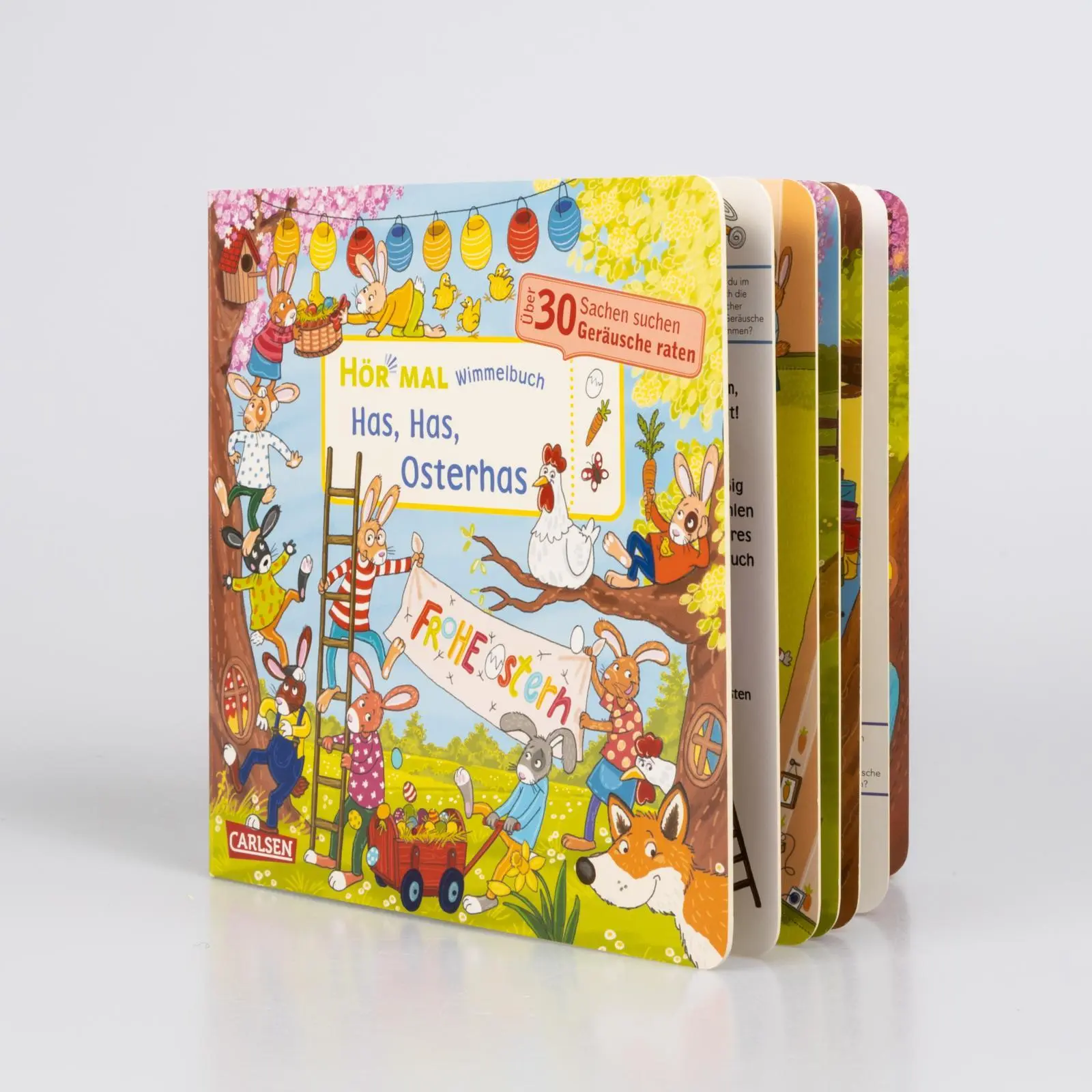 Bild: 9783551253330 | Hör mal (Soundbuch): Wimmelbuch: Has, Has, Osterhas | Jeremies | Buch