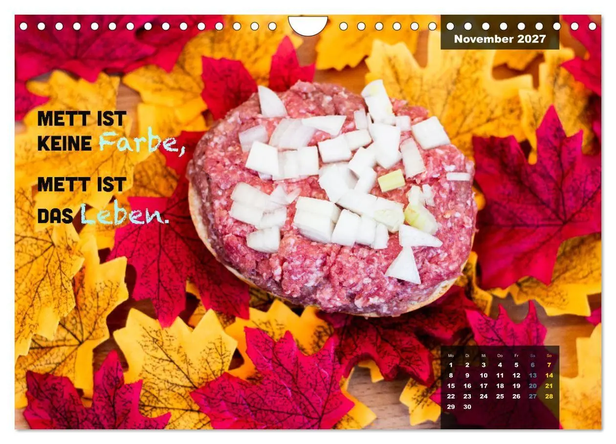 Bild: 9783569483330 | Mettkalender - Spread some more Mett (Wandkalender 2027 DIN A4...