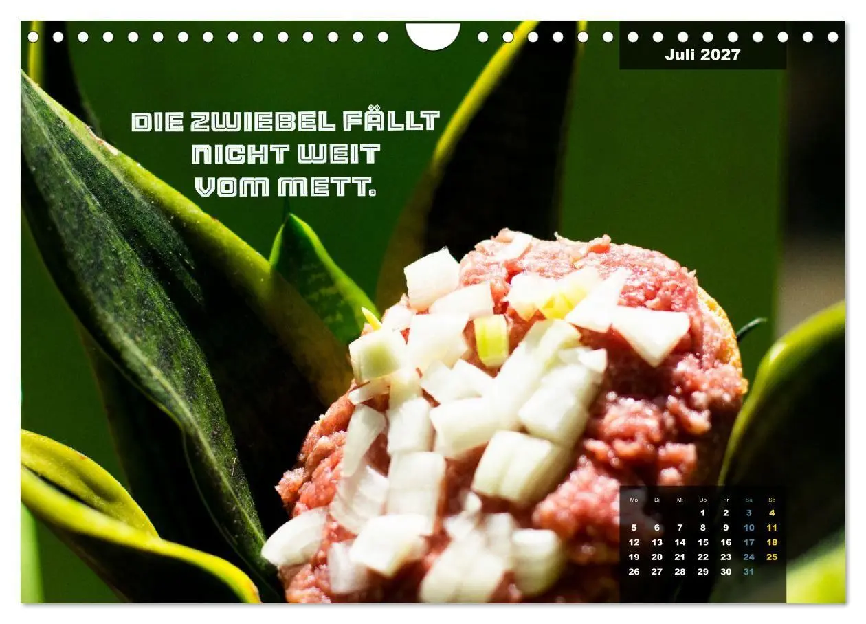 Bild: 9783569483330 | Mettkalender - Spread some more Mett (Wandkalender 2027 DIN A4...