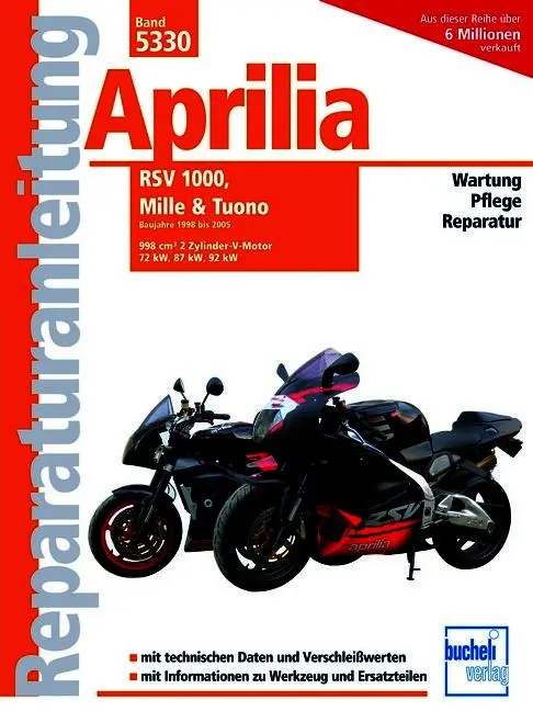 Cover: 9783716823330 | Aprilia RSV, MILLE und Tuono Modelljahr 1998-2005 | Christoph Pandikow