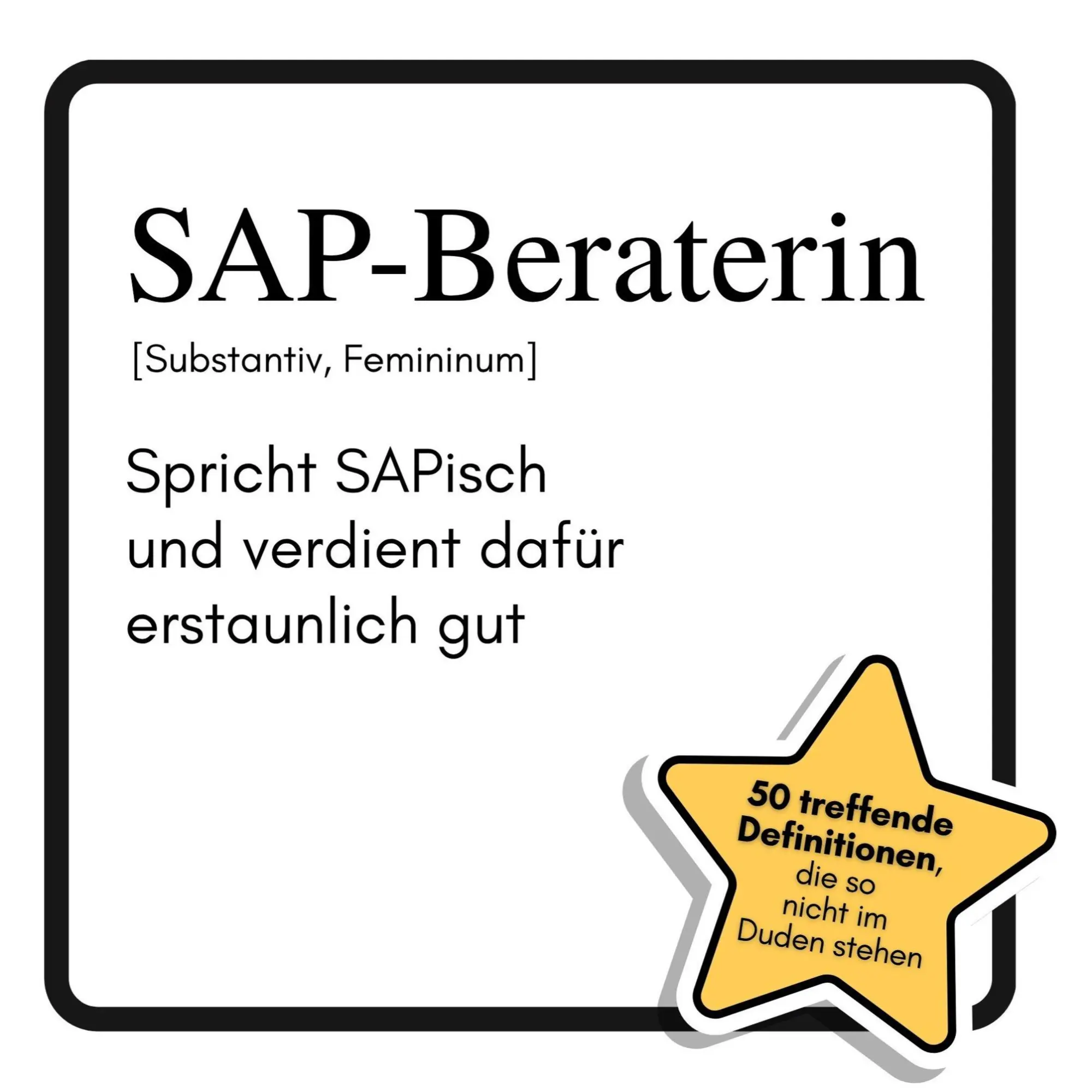 Cover: 9783759183330 | SAP-Beraterin | Spricht SAPisch und verdient dafür erstaunlich gut