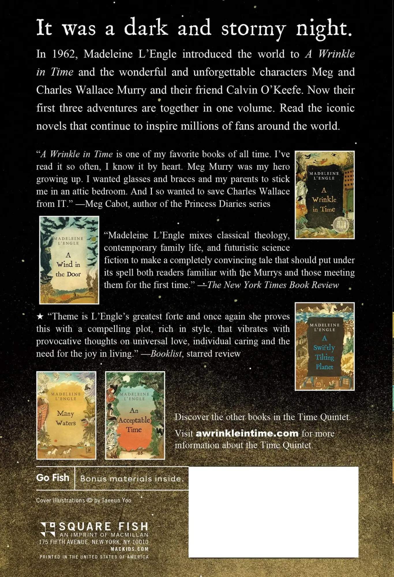 Rückseite: 9781250003430 | Wrinkle in Time Trilogy | Madeleine L'Engle | Taschenbuch | 800 S.