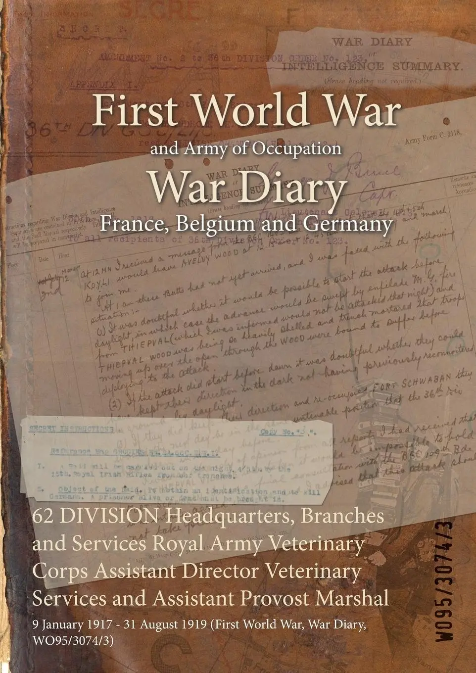 Cover: 9781474533430 | 62 DIVISION Headquarters, Branches and Services Royal Army...