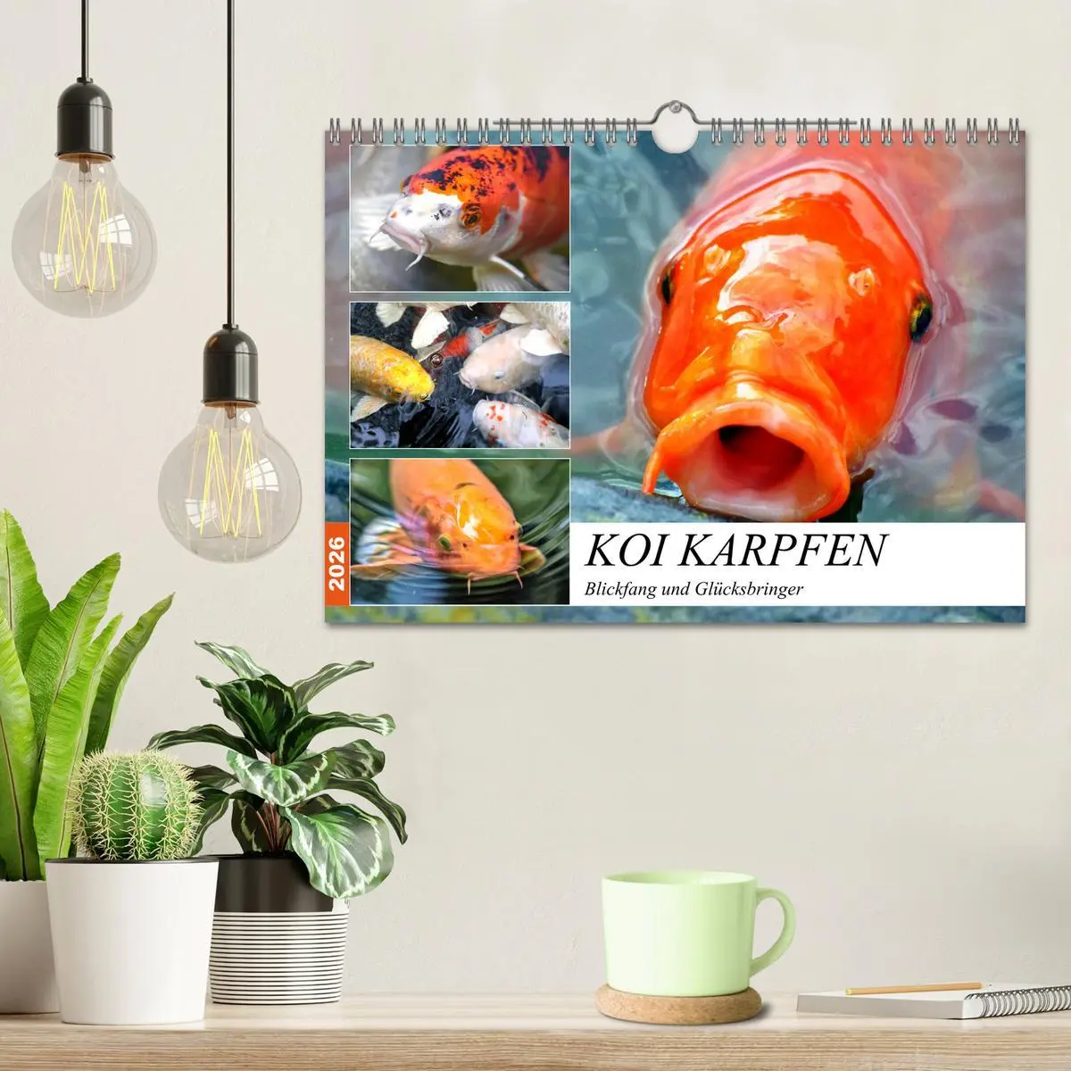 Bild: 9783457743430 | Koi Karpfen. Blickfang und Glücksbringer (Wandkalender 2026 DIN A4...