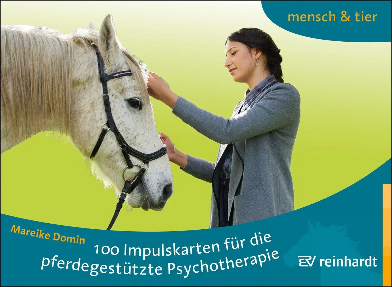 Cover: 9783497033430 | 100 Impulskarten für die pferdegestützte Psychotherapie | Domin | 2026