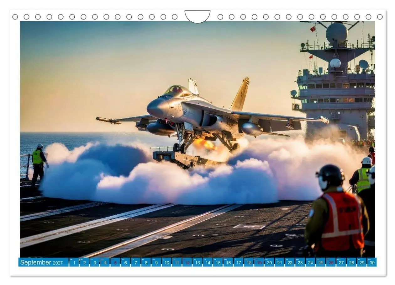 Bild: 9783516763430 | Flugzeugträger - Macht aus Stahl (Wandkalender 2027 DIN A4 quer),...