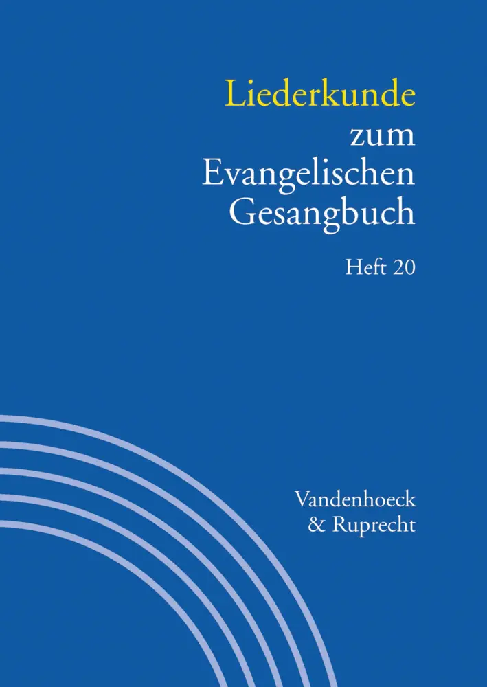 Cover: 9783525503430 | Liederkunde zum Evangelischen Gesangbuch 20 | Eva Dolezalova | Buch