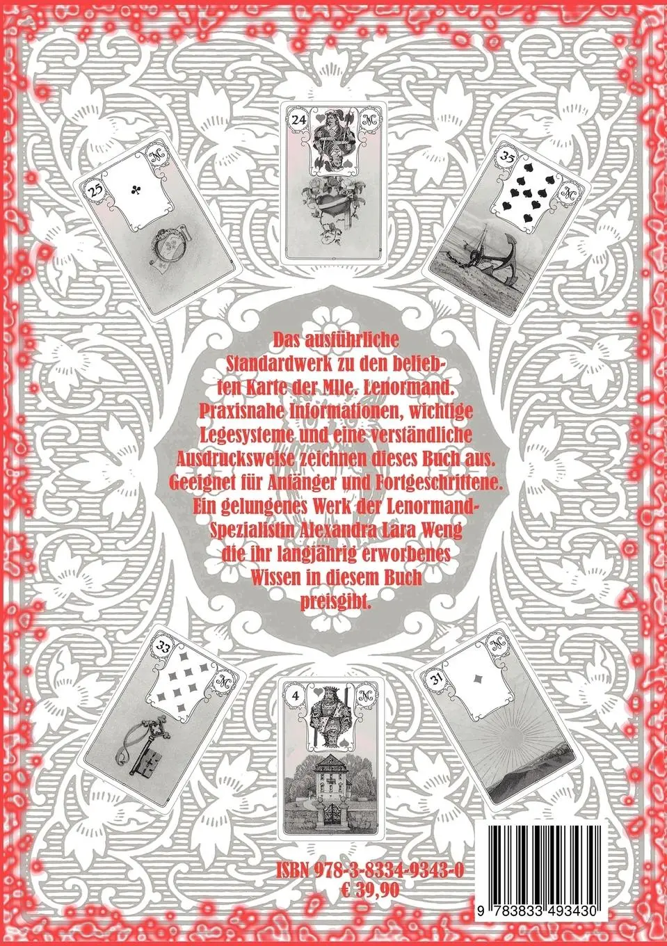 Rückseite: 9783833493430 | Das große Lehr- und Arbeitsbuch zu den Karten der Mlle. Lenormand