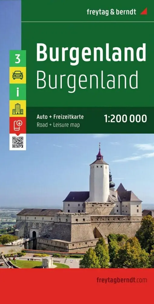Cover: 9783850843430 | freytag &amp; berndt Straßenkarte Burgenland 1:200.000 | (Land-)Karte