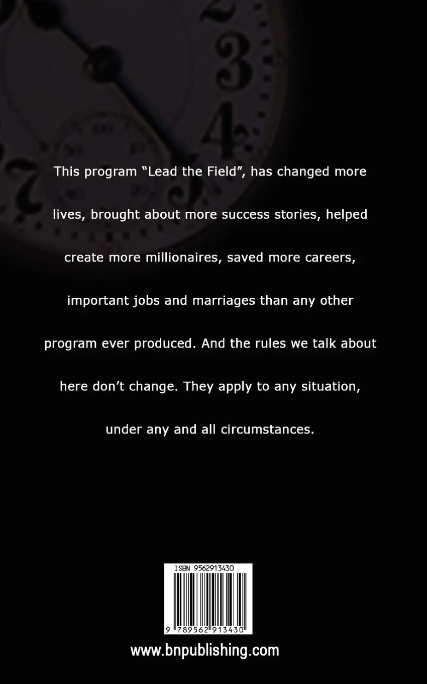 Rückseite: 9789562913430 | LEAD THE FIELD By Earl Nightingale - Lesson 1 | Earl Nightingale