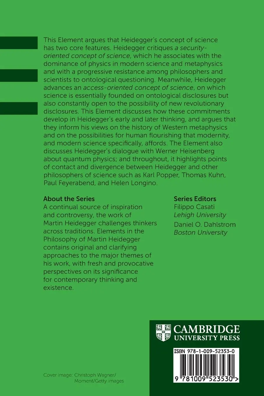 Rückseite: 9781009523530 | Heidegger's Concept of Science | Paul Goldberg | Taschenbuch | 2024