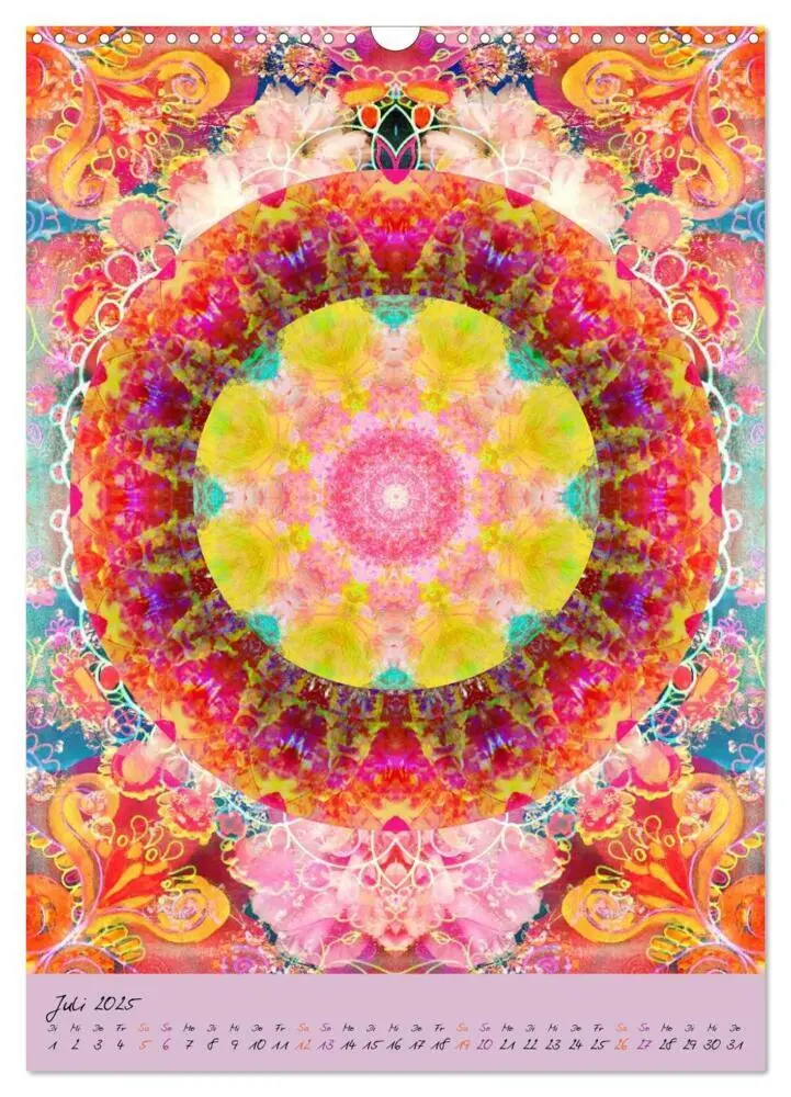 Bild: 9783457043530 | BLUMEN MANDALAS (Wandkalender 2025 DIN A3 hoch), CALVENDO...