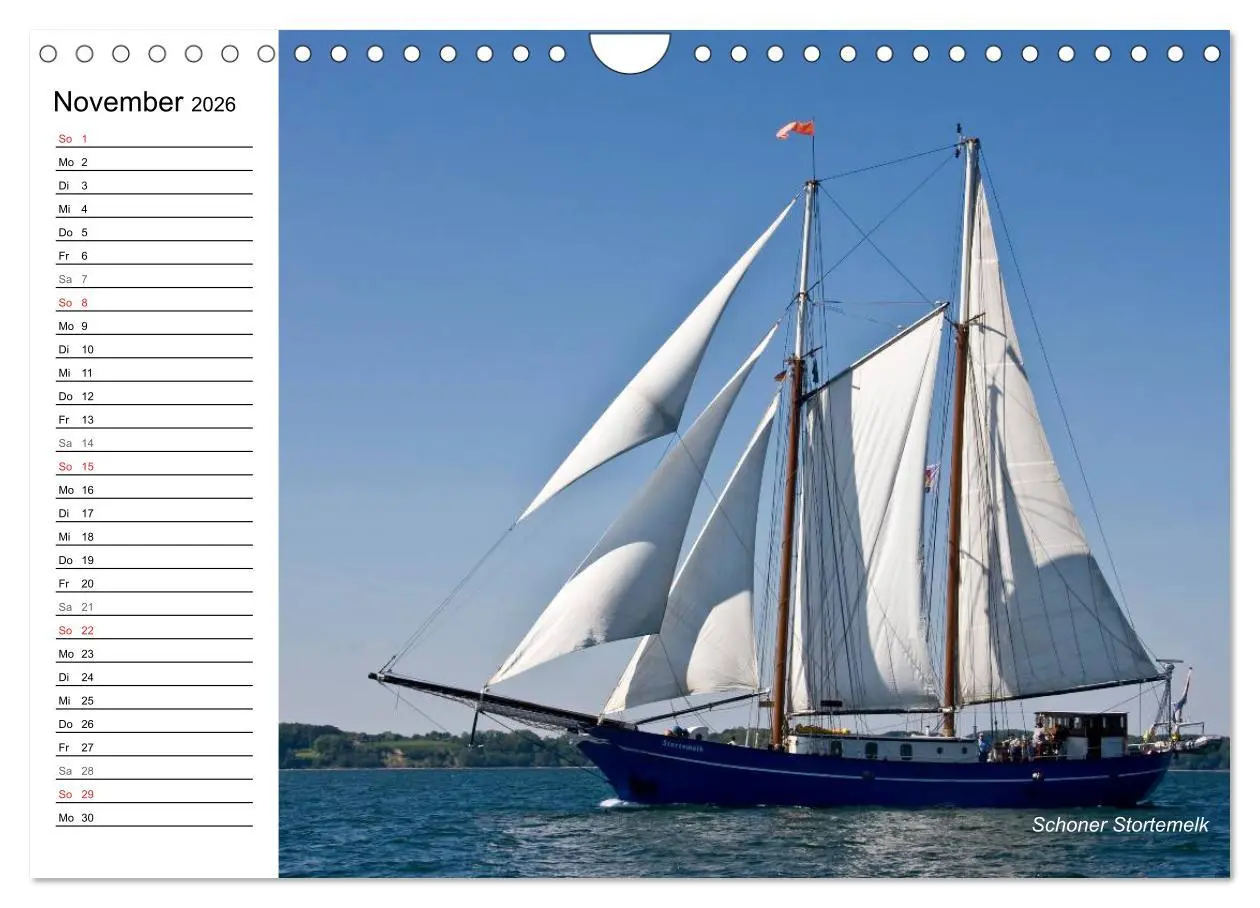 Bild: 9783457973530 | Traditionsschiffe auf der Ostsee (Wandkalender 2026 DIN A4 quer),...