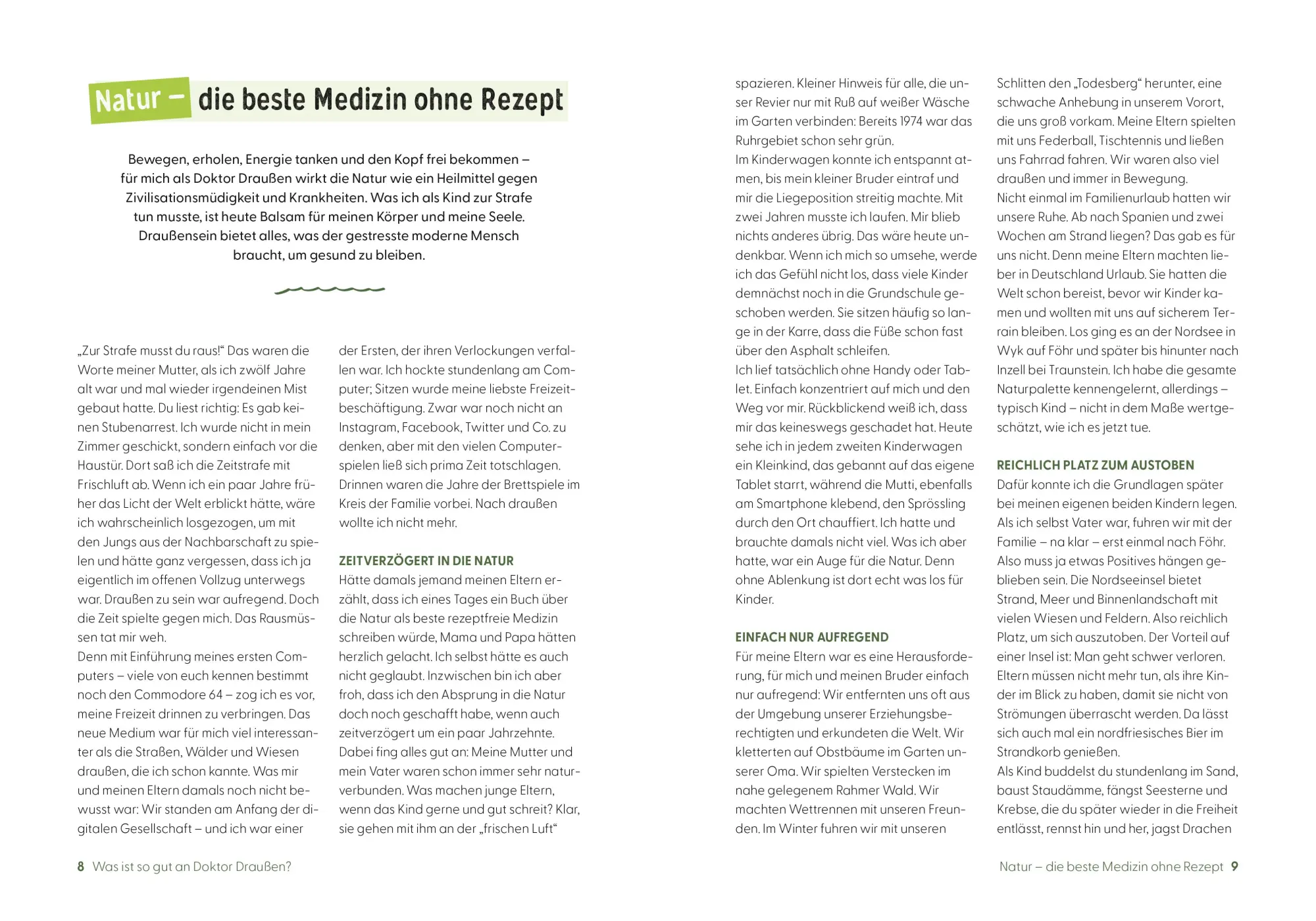 Bild: 9783965843530 | Doktor Draußen | Bewegung in der Natur - die beste rezeptfreie Medizin