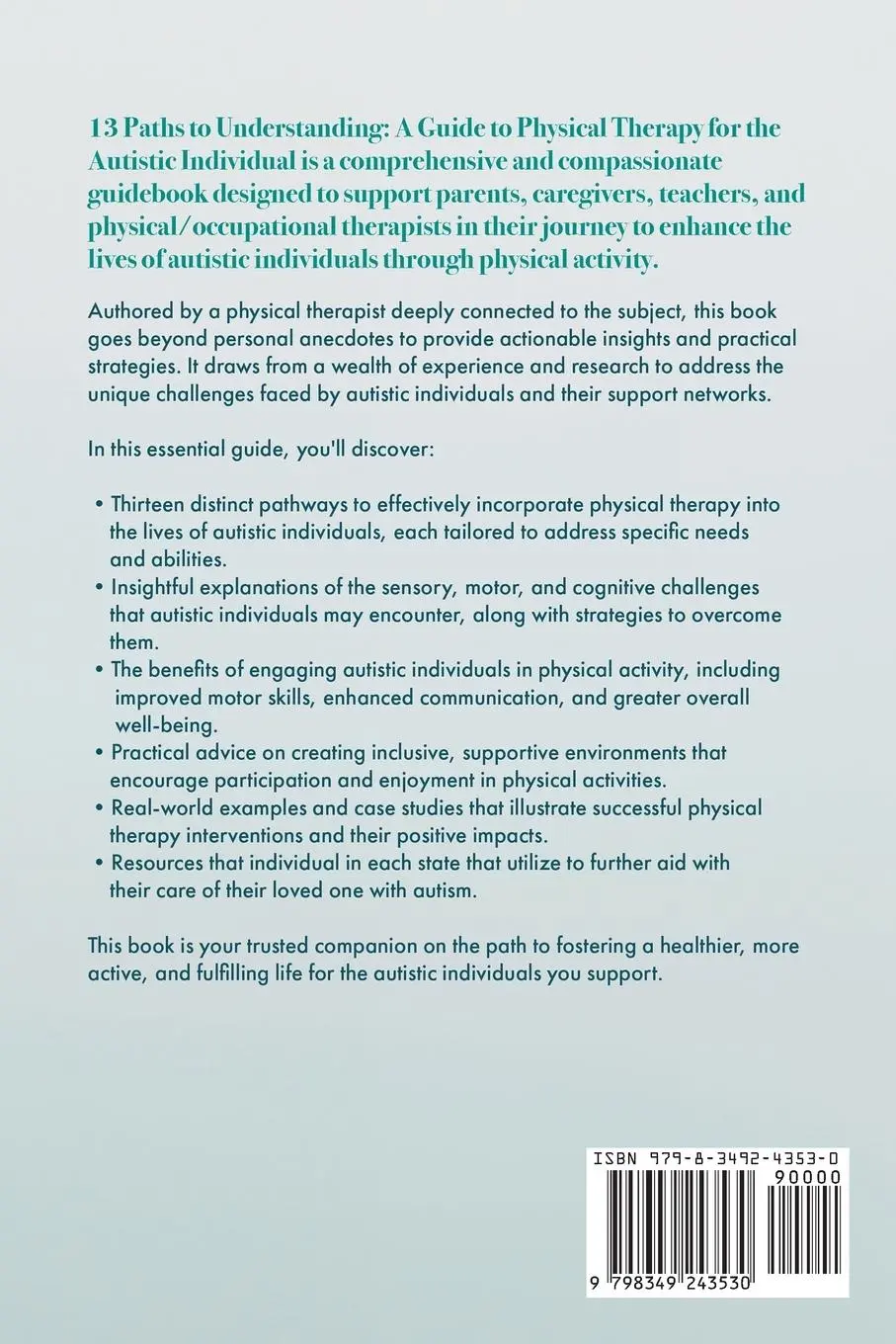 Rückseite: 9798349243530 | 13 Paths to Understanding | Kevin Mathew Pt. Dpt. Ppsc. | Taschenbuch