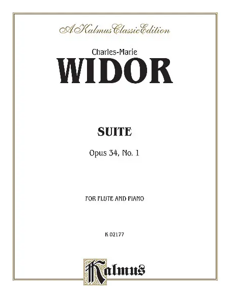 Cover: 654979023630 | Suite, Op. 34, No. 1 | Charles-Marie Widor | Buch | 2001