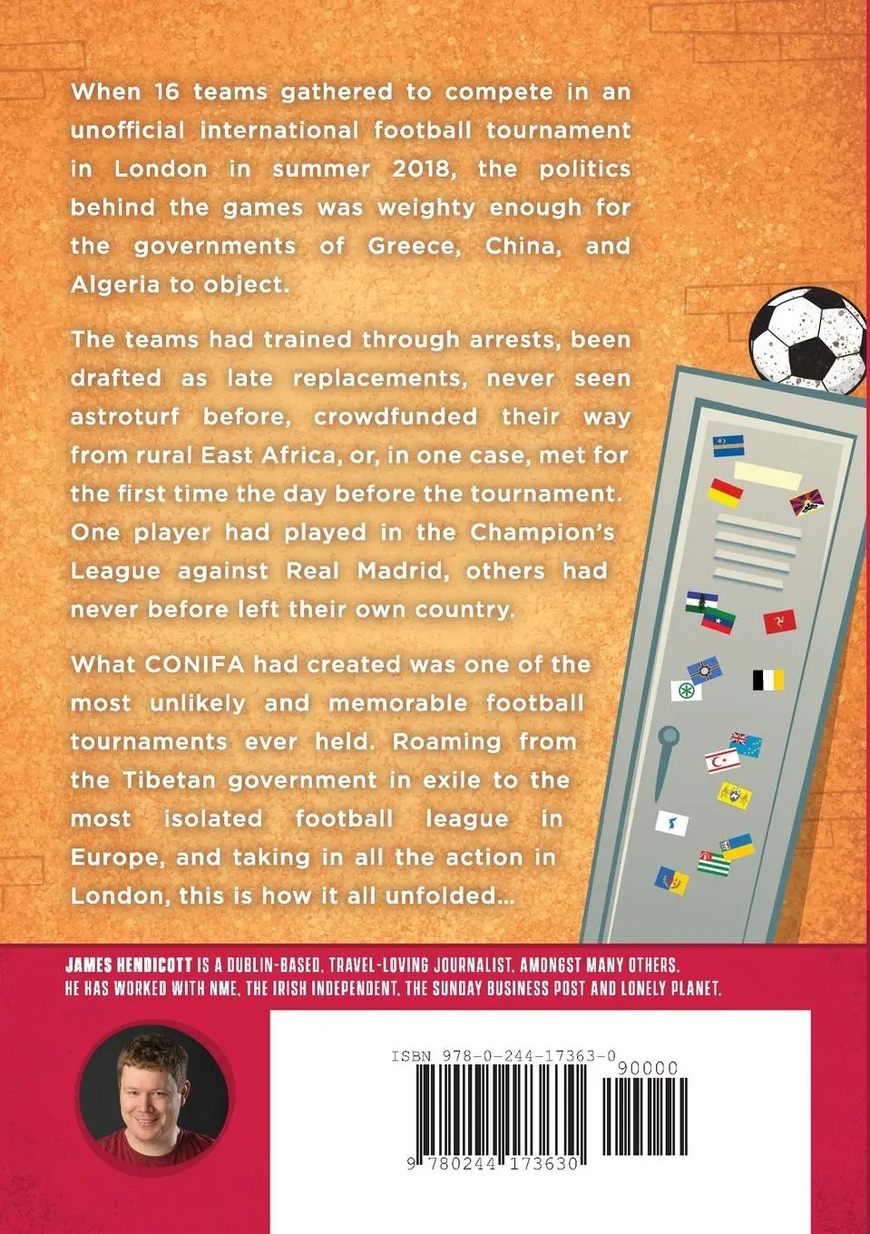 Rückseite: 9780244173630 | CONIFA | Football for the Forgotten | James Hendicott | Taschenbuch