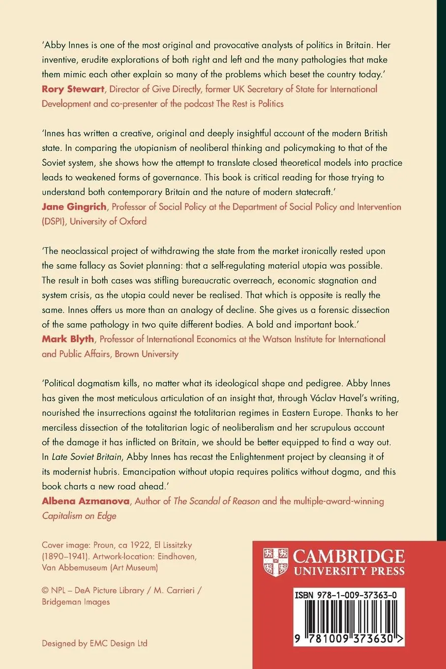 Rückseite: 9781009373630 | Late Soviet Britain | Abby Innes | Taschenbuch | Englisch | 2023