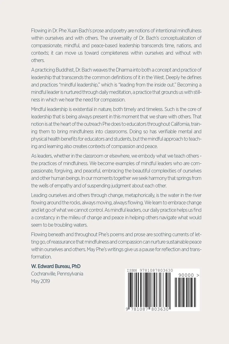 Rückseite: 9781087803630 | Mindful Leadership | Phe X Bach | Taschenbuch | Englisch | 2019