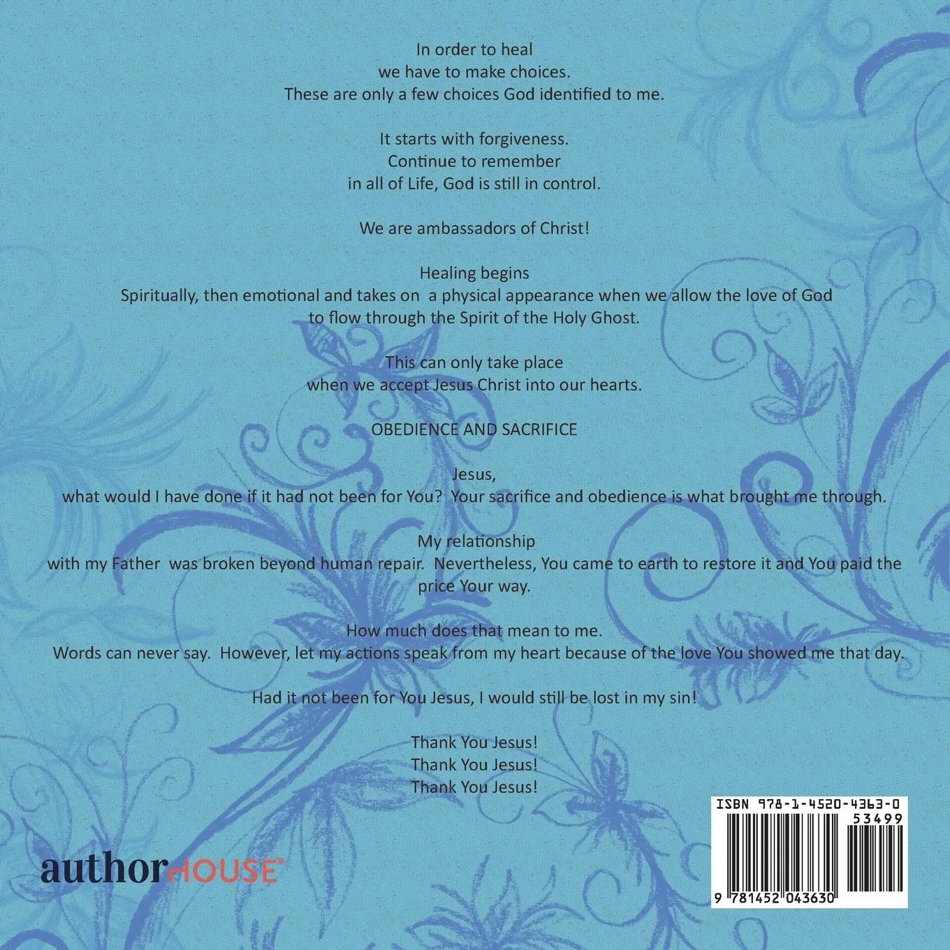 Rückseite: 9781452043630 | God Is Healing Me from the Inside Out | Yolanda Crawley-Taylor | Buch