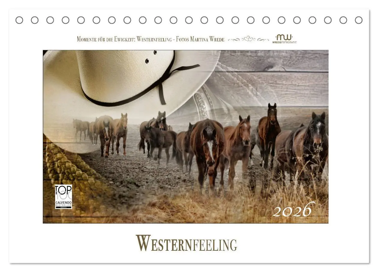 Cover: 9783457963630 | Western-Feeling (Tischkalender 2026 DIN A5 quer), CALVENDO...
