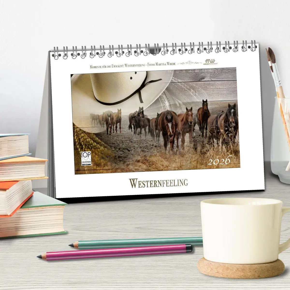 Bild: 9783457963630 | Western-Feeling (Tischkalender 2026 DIN A5 quer), CALVENDO...