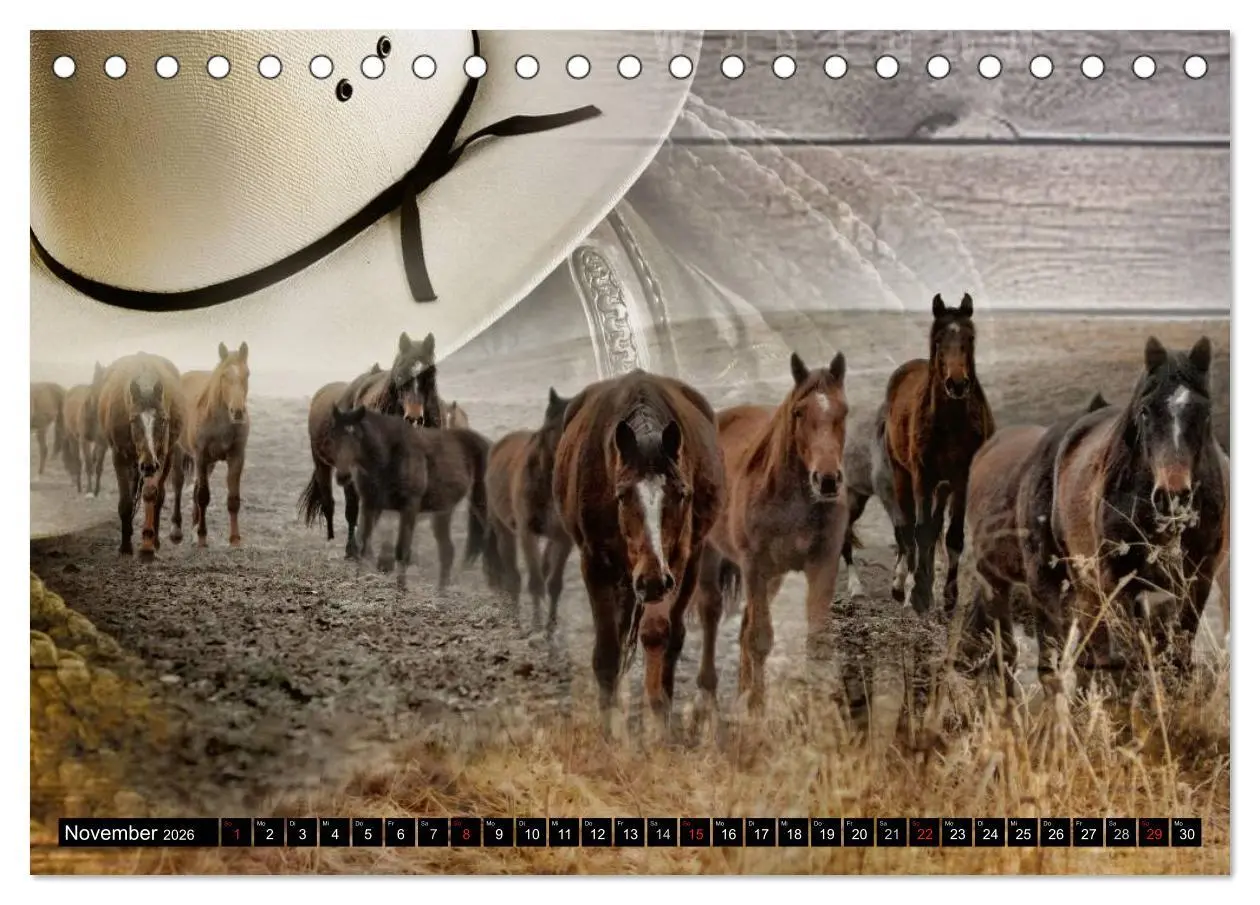 Bild: 9783457963630 | Western-Feeling (Tischkalender 2026 DIN A5 quer), CALVENDO...