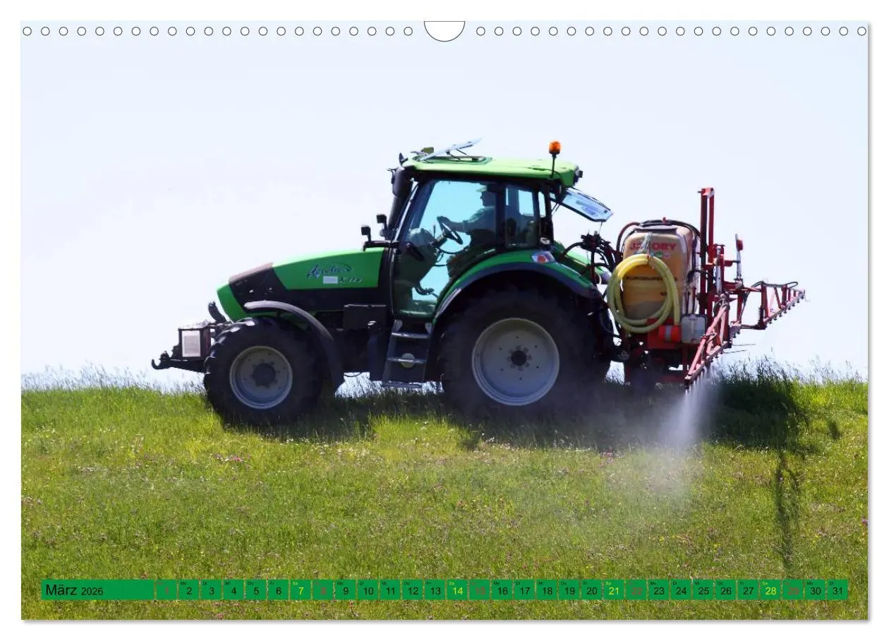 Bild: 9783516053630 | Landwirtschaft - Maschinen im Einsatz (Wandkalender 2026 DIN A3...
