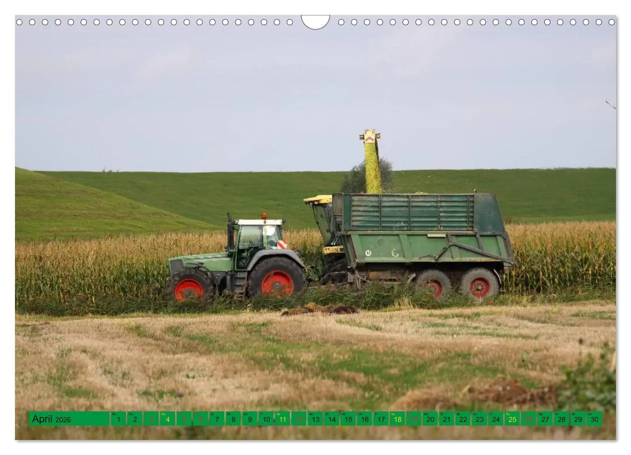 Bild: 9783516053630 | Landwirtschaft - Maschinen im Einsatz (Wandkalender 2026 DIN A3...