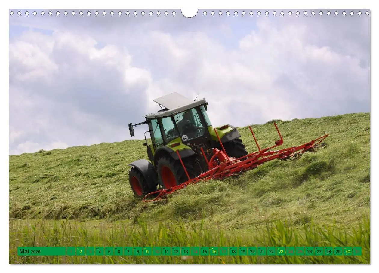Bild: 9783516053630 | Landwirtschaft - Maschinen im Einsatz (Wandkalender 2026 DIN A3...