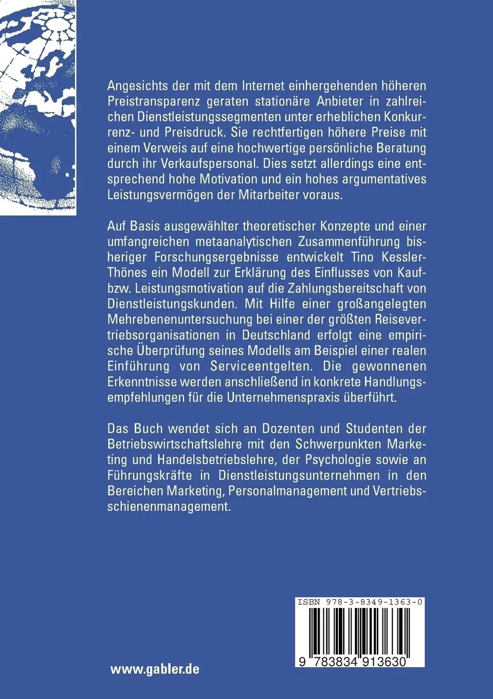 Rückseite: 9783834913630 | Management-, Mitarbeiter- und Kundenmotivation als Determinanten...